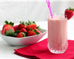 Devonshire vanilla ice cream and summer fruit milkshake Picture